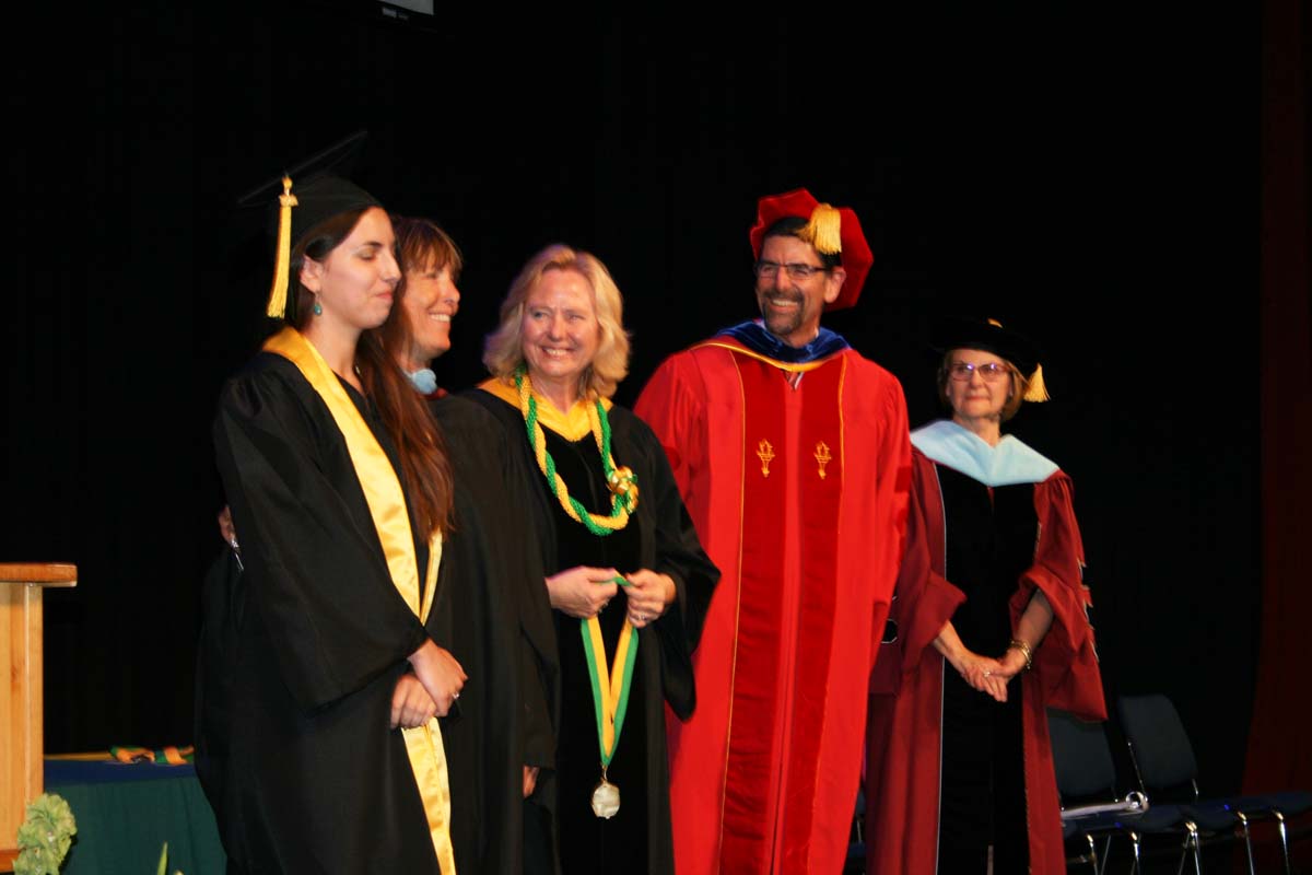 People enjoying the Scholars Convocation