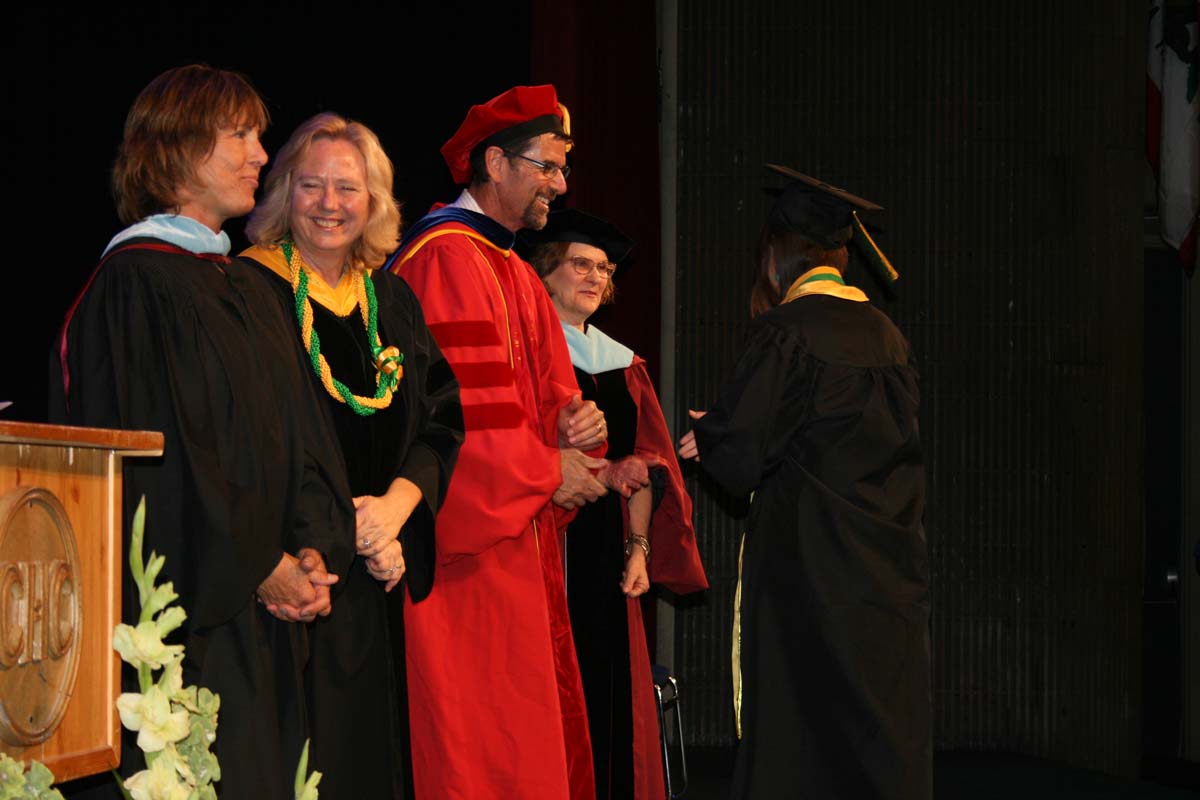 People enjoying the Scholars Convocation