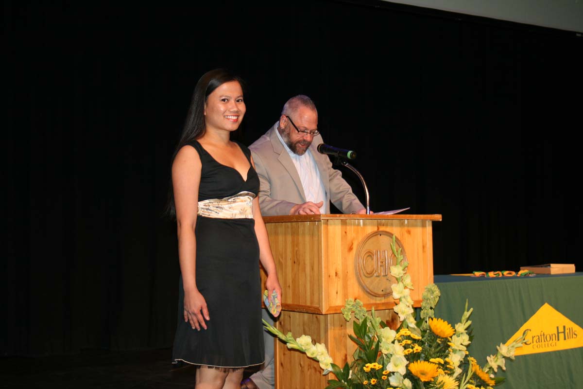 People enjoying the Scholars Convocation
