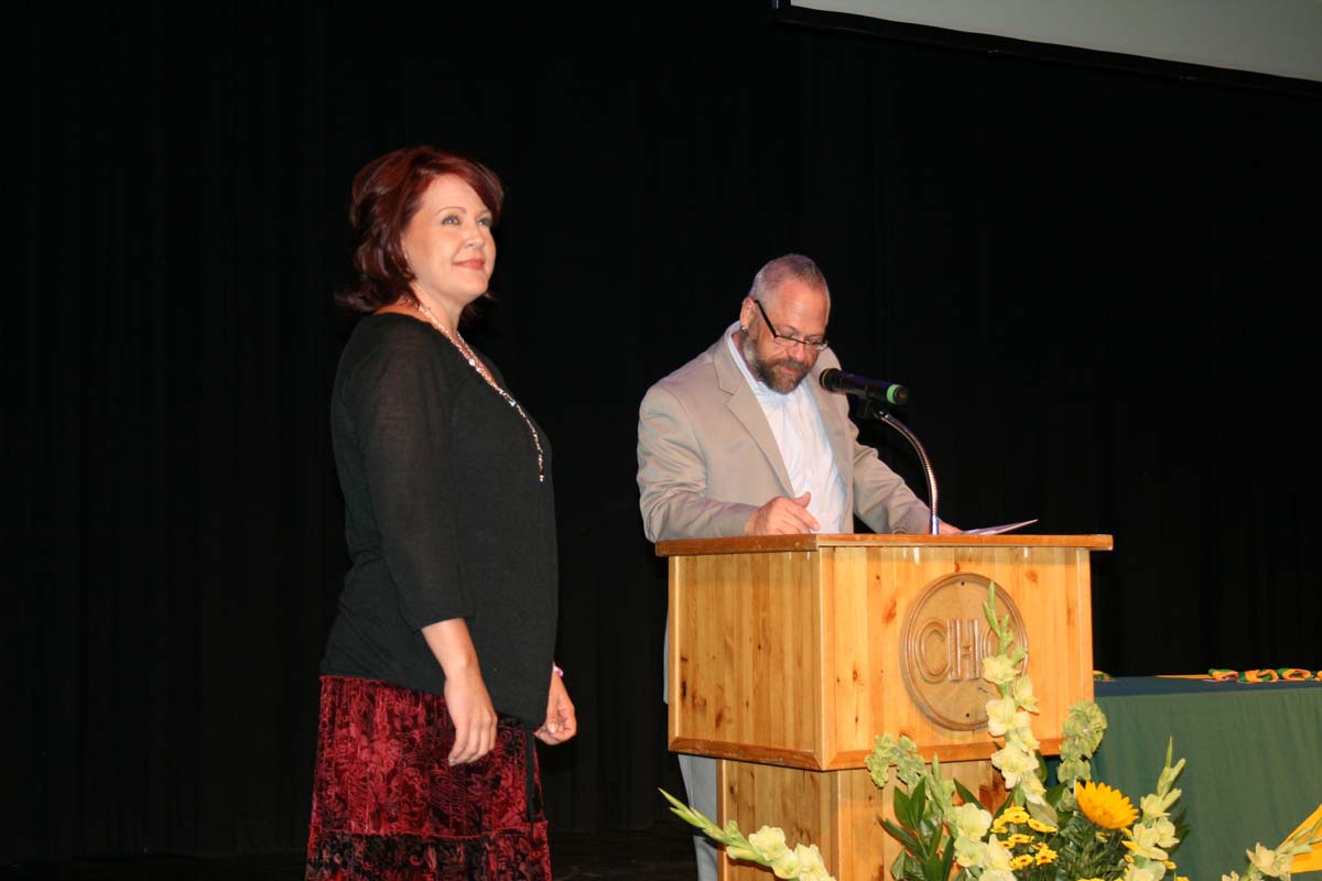 People enjoying the Scholars Convocation