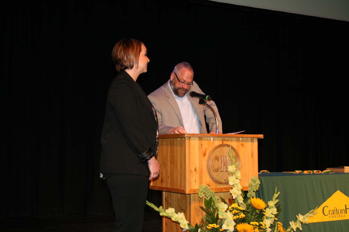 People enjoying the Scholars Convocation