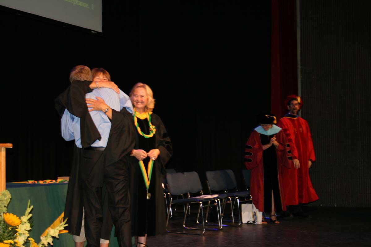 People enjoying the Scholars Convocation