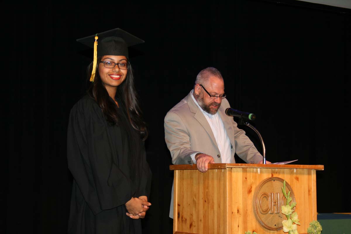 People enjoying the Scholars Convocation