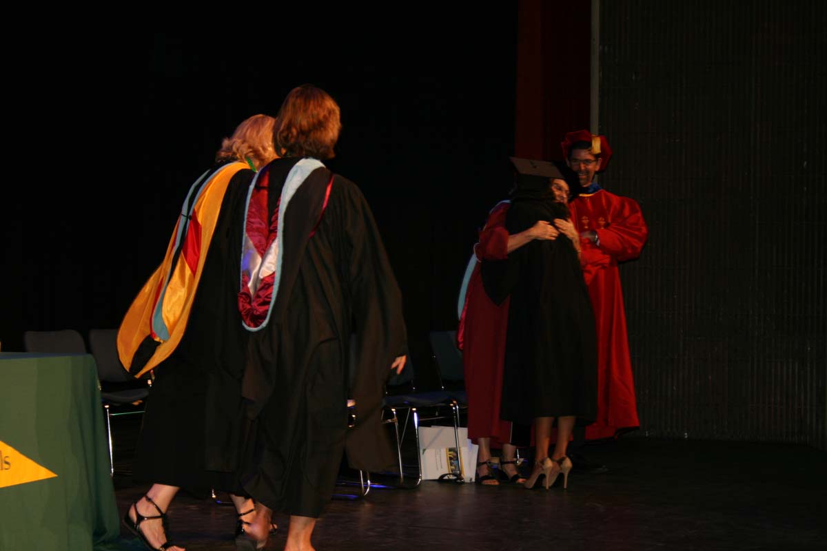 People enjoying the Scholars Convocation