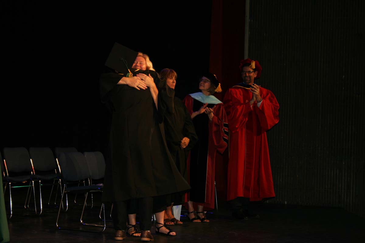 People enjoying the Scholars Convocation