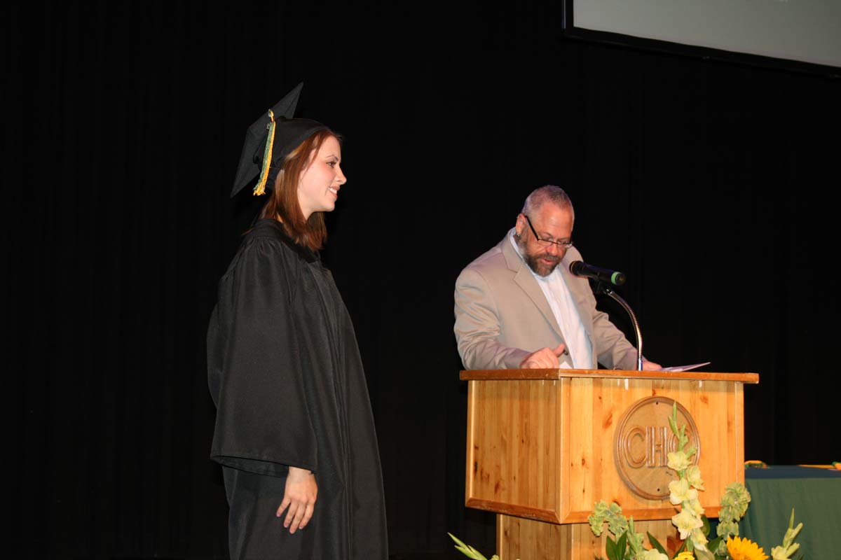 People enjoying the Scholars Convocation