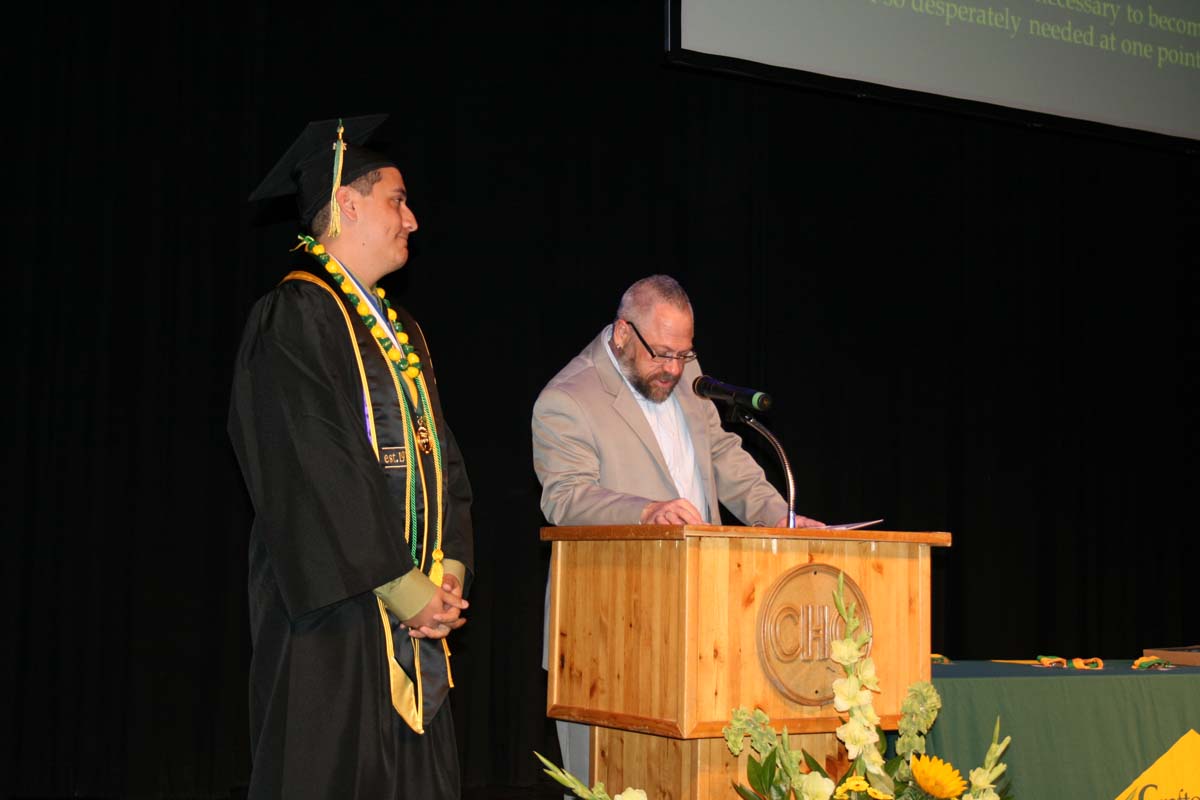 People enjoying the Scholars Convocation