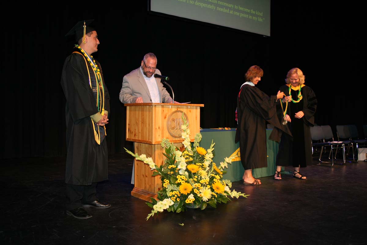 People enjoying the Scholars Convocation