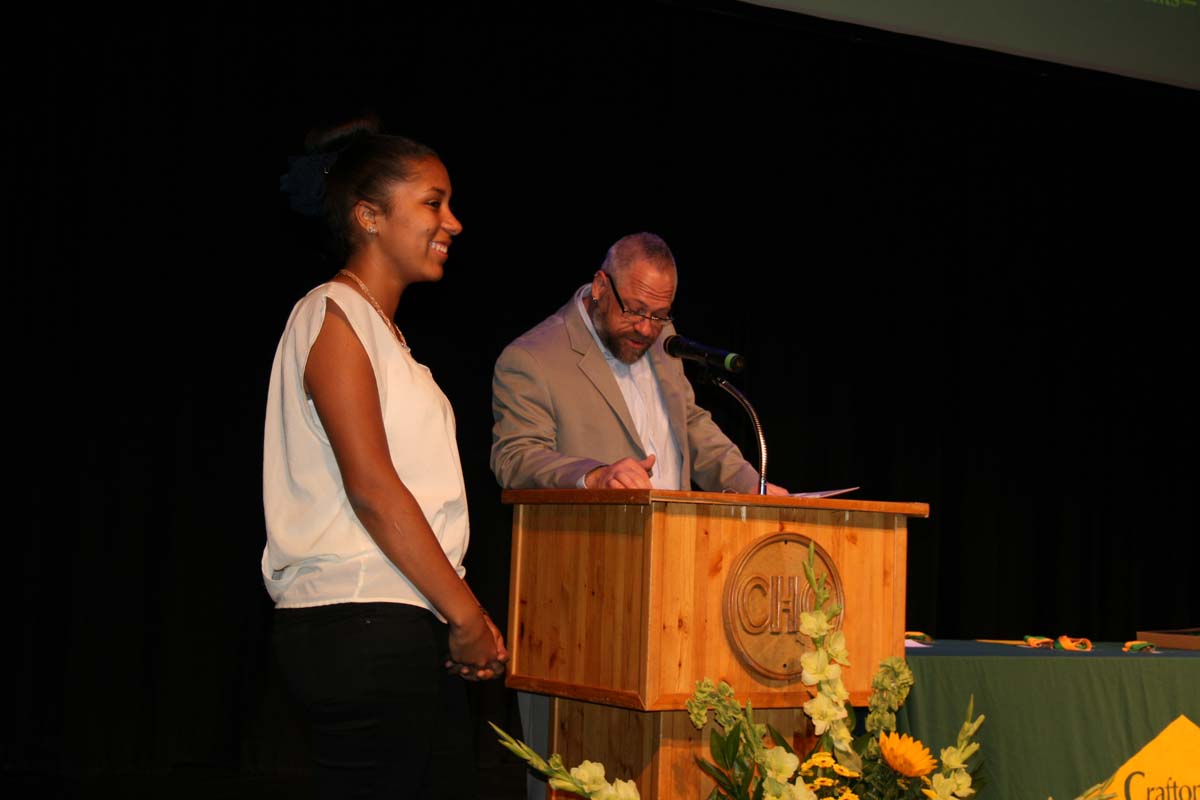People enjoying the Scholars Convocation