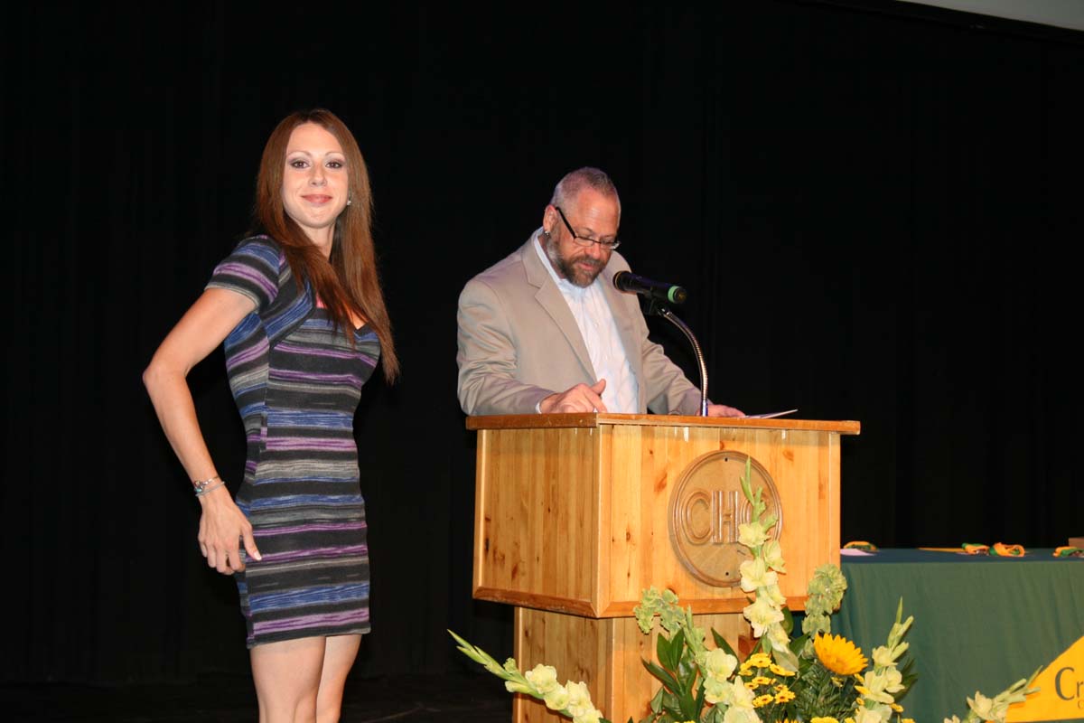 People enjoying the Scholars Convocation