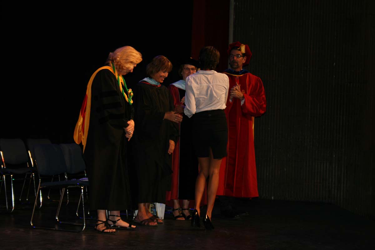 People enjoying the Scholars Convocation