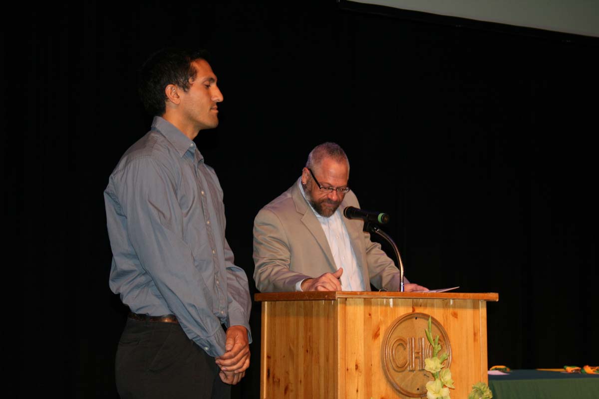 People enjoying the Scholars Convocation