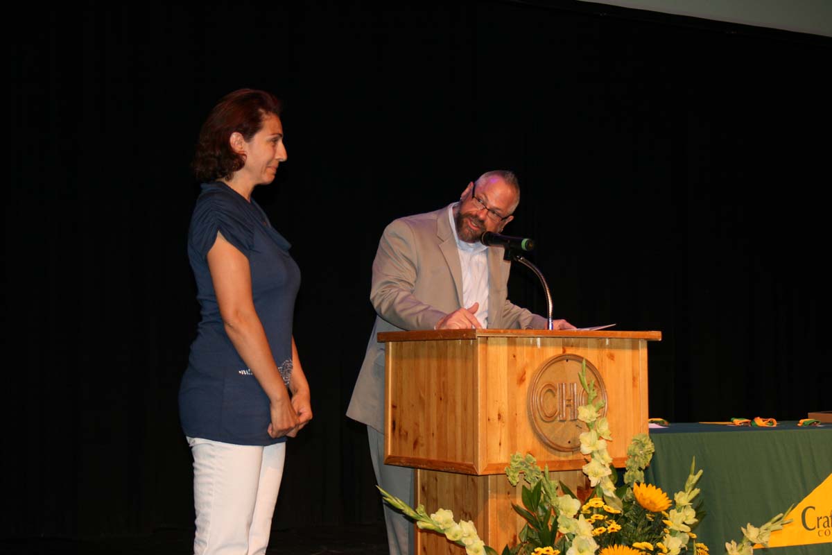 People enjoying the Scholars Convocation