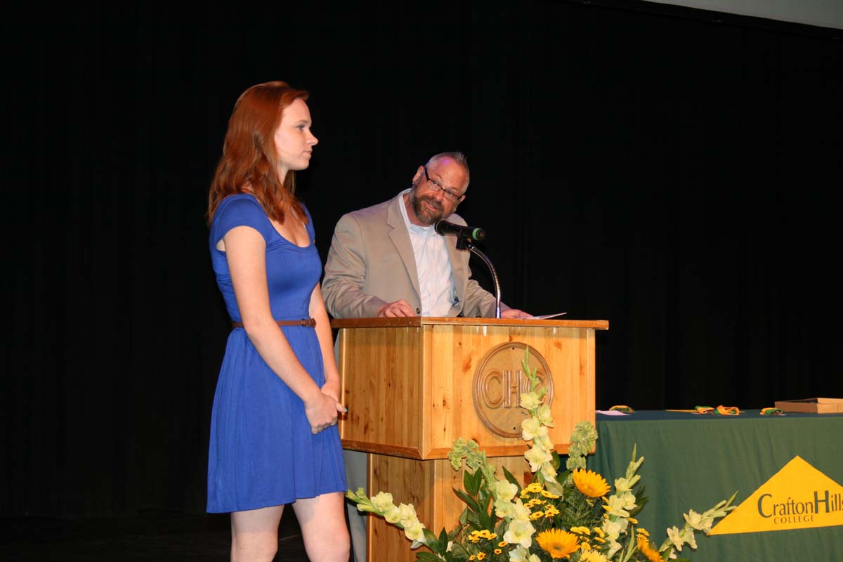 People enjoying the Scholars Convocation