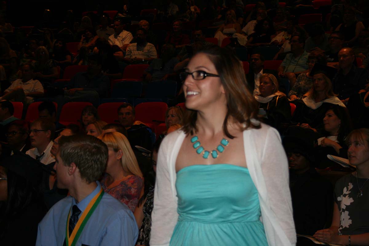 People enjoying the Scholars Convocation