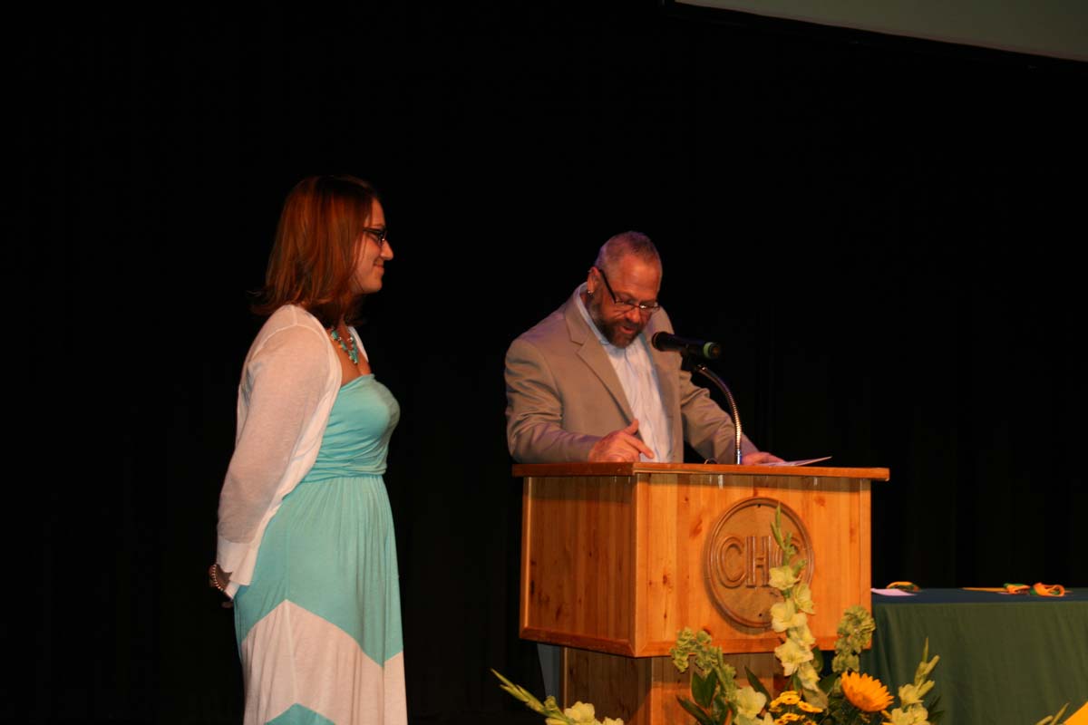 People enjoying the Scholars Convocation