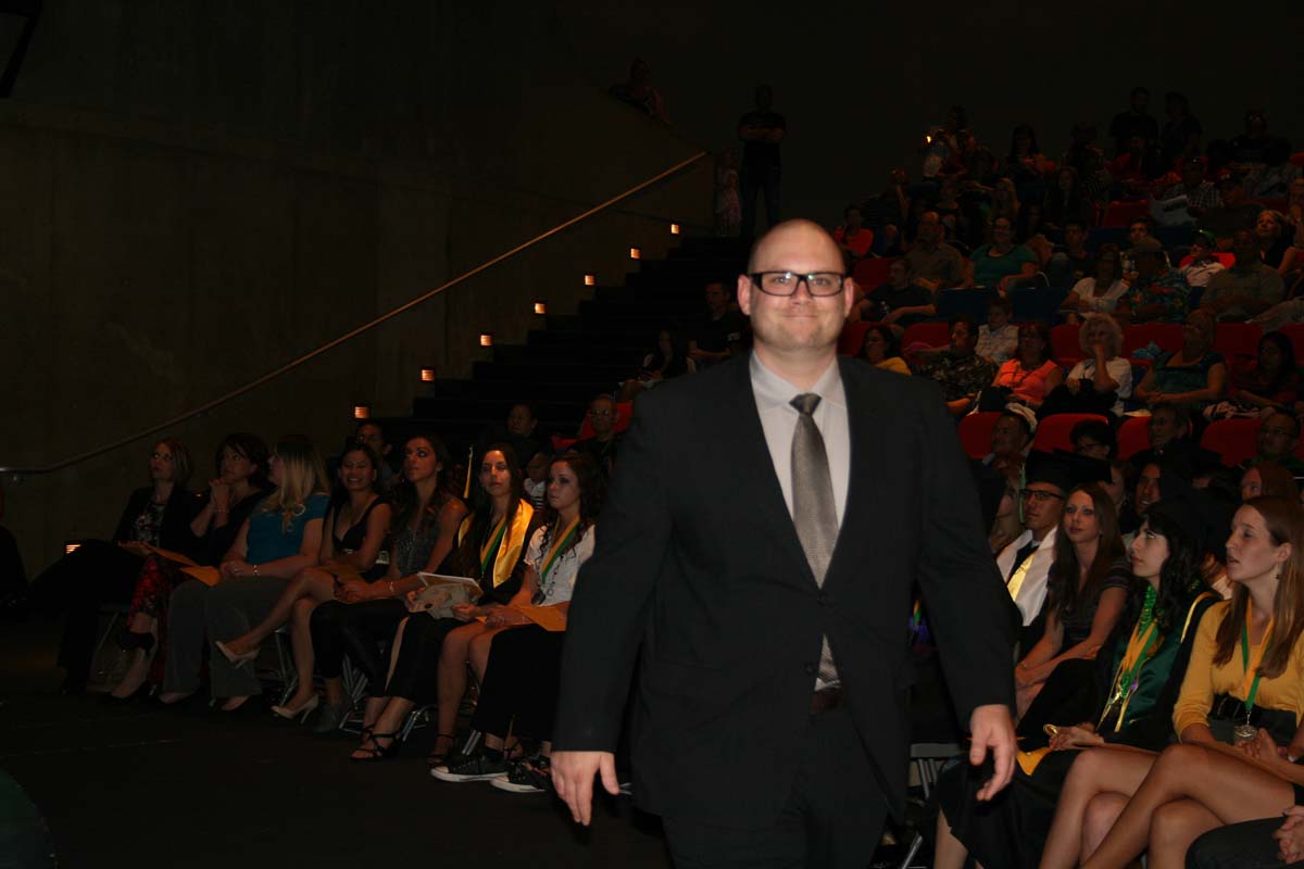 People enjoying the Scholars Convocation