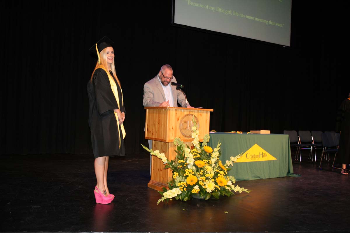 People enjoying the Scholars Convocation