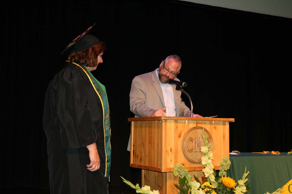 People enjoying the Scholars Convocation