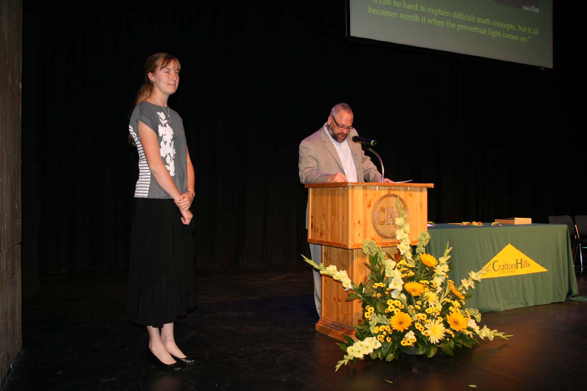 People enjoying the Scholars Convocation