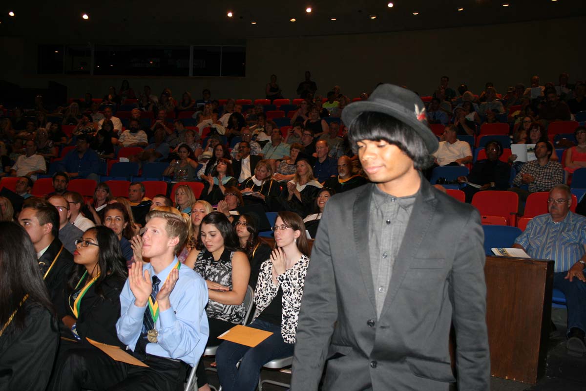 People enjoying the Scholars Convocation