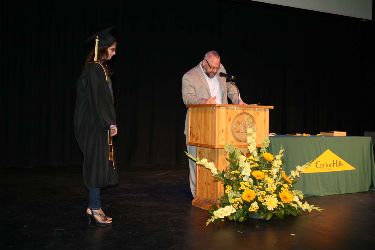 People enjoying the Scholars Convocation