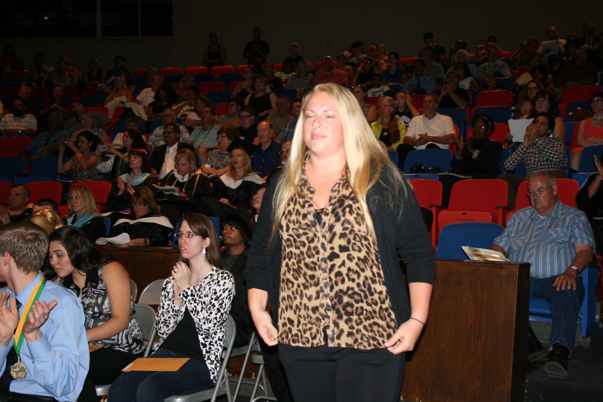People enjoying the Scholars Convocation
