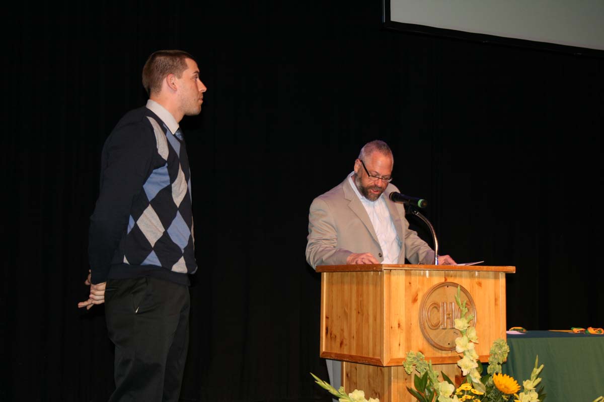 People enjoying the Scholars Convocation