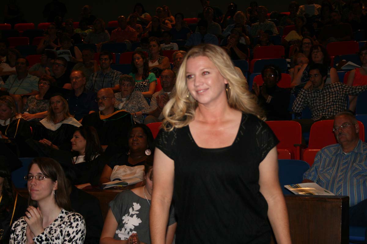 People enjoying the Scholars Convocation