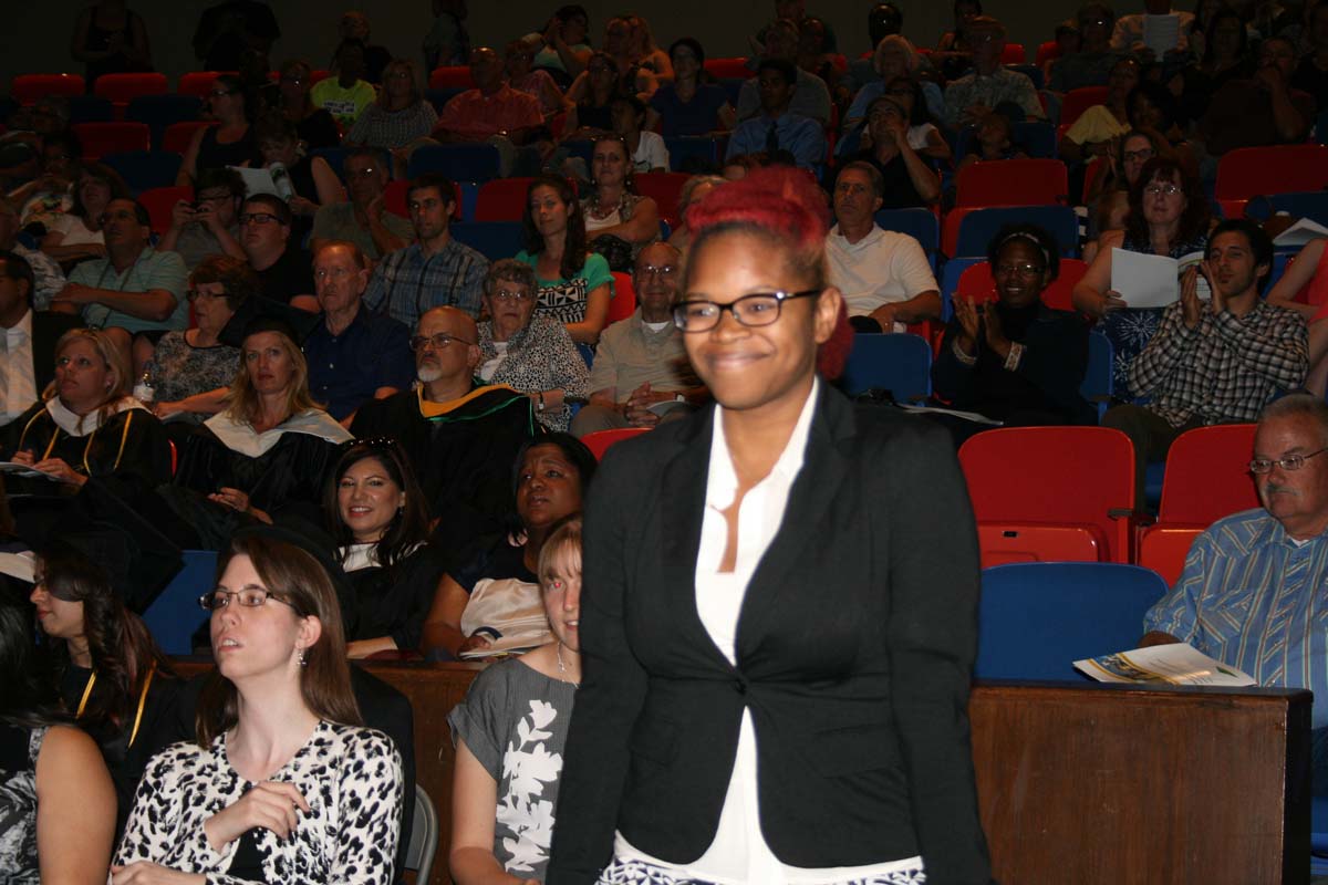 People enjoying the Scholars Convocation