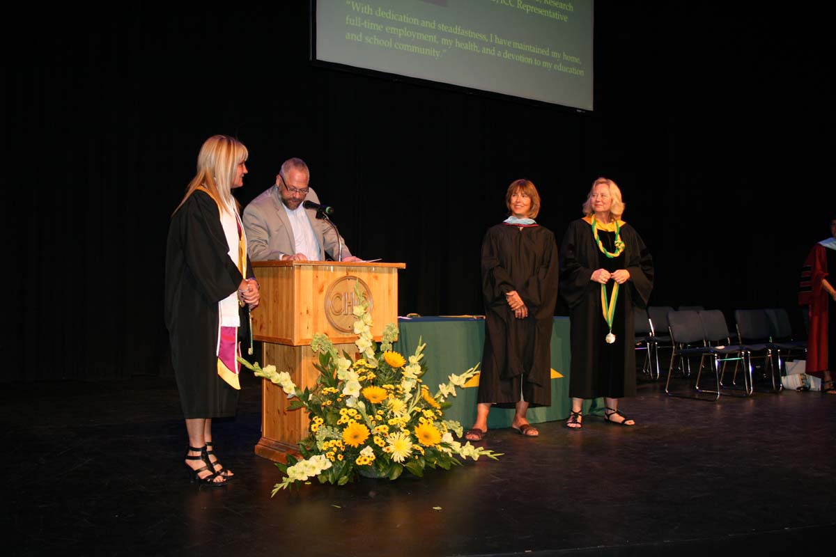 People enjoying the Scholars Convocation