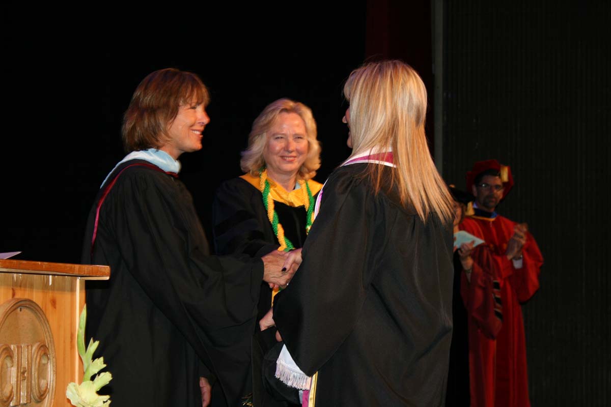 People enjoying the Scholars Convocation
