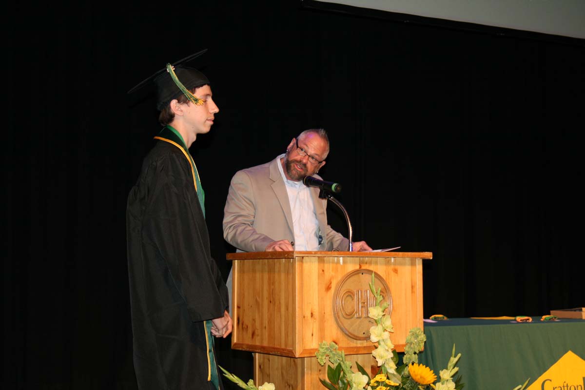 People enjoying the Scholars Convocation