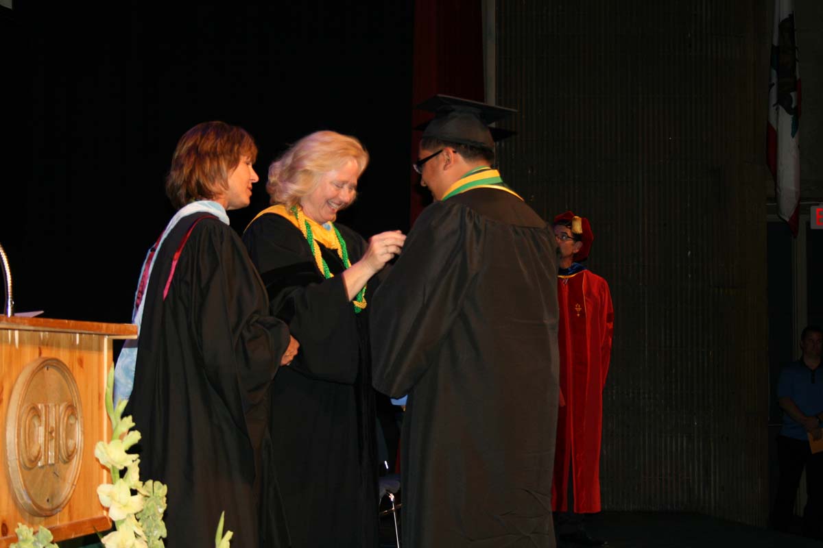 People enjoying the Scholars Convocation