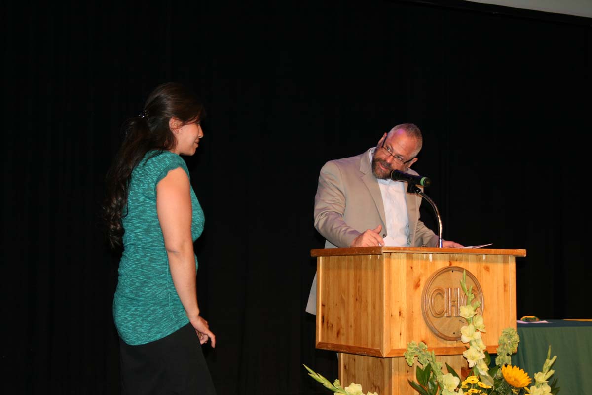 People enjoying the Scholars Convocation