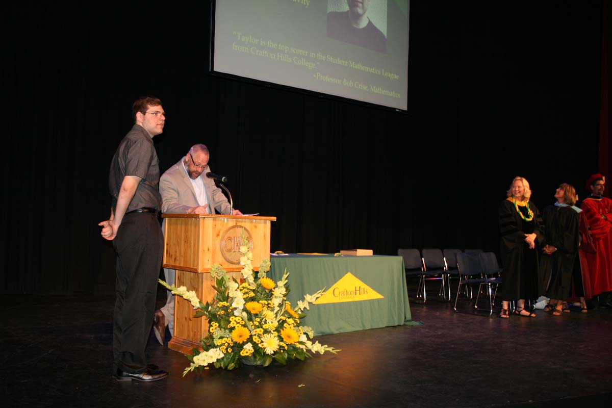 People enjoying the Scholars Convocation