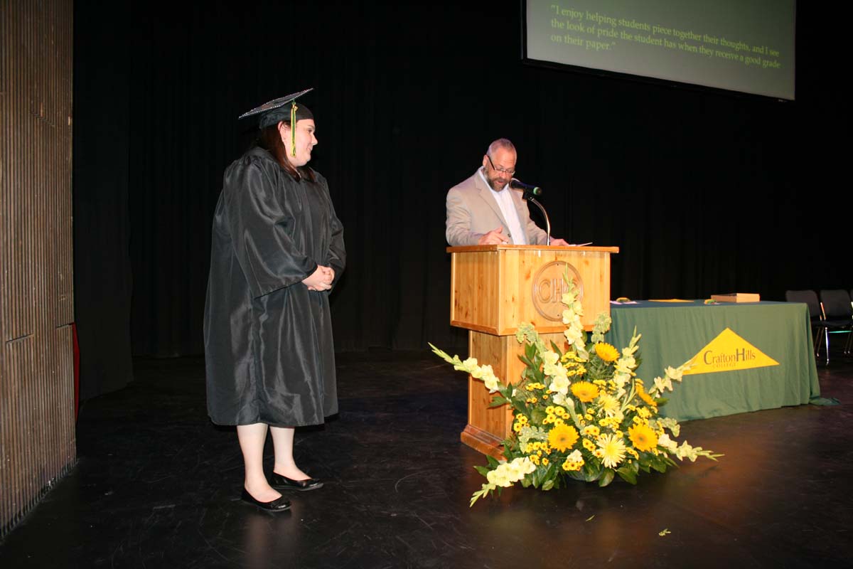 People enjoying the Scholars Convocation