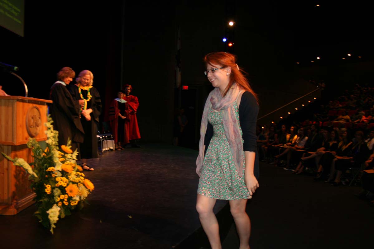 People enjoying the Scholars Convocation