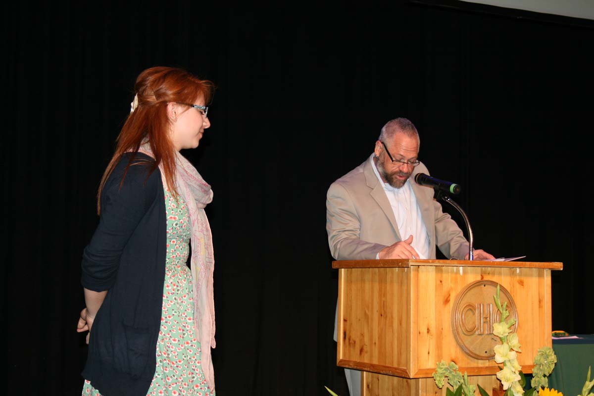People enjoying the Scholars Convocation