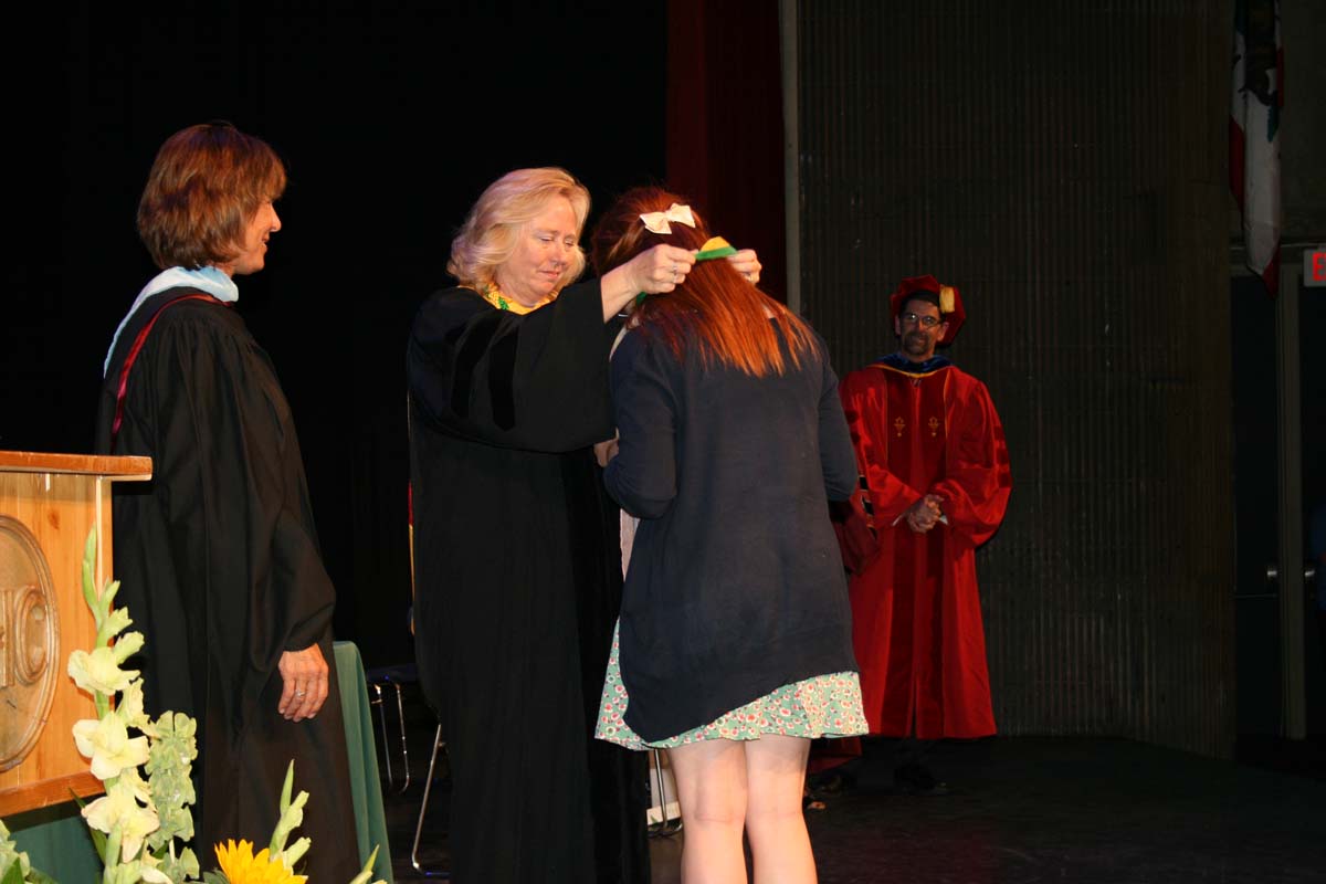 People enjoying the Scholars Convocation