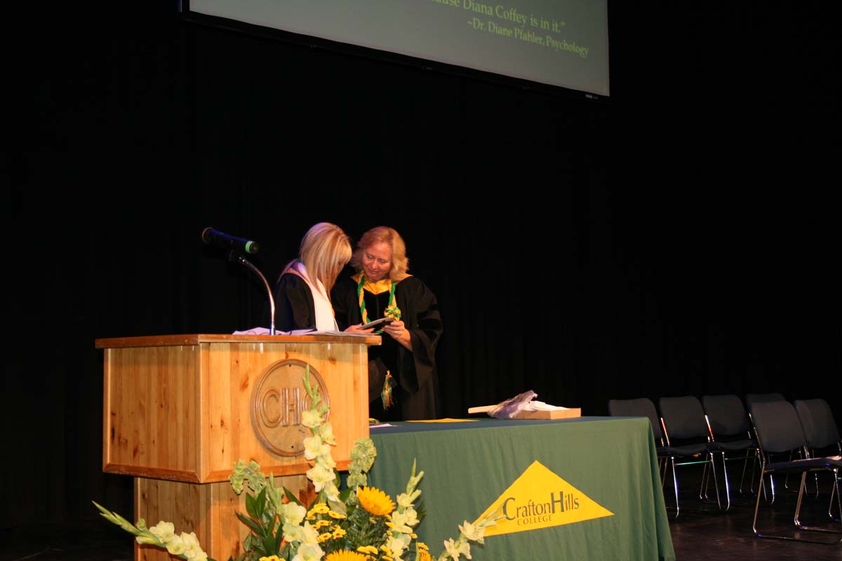 People enjoying the Scholars Convocation