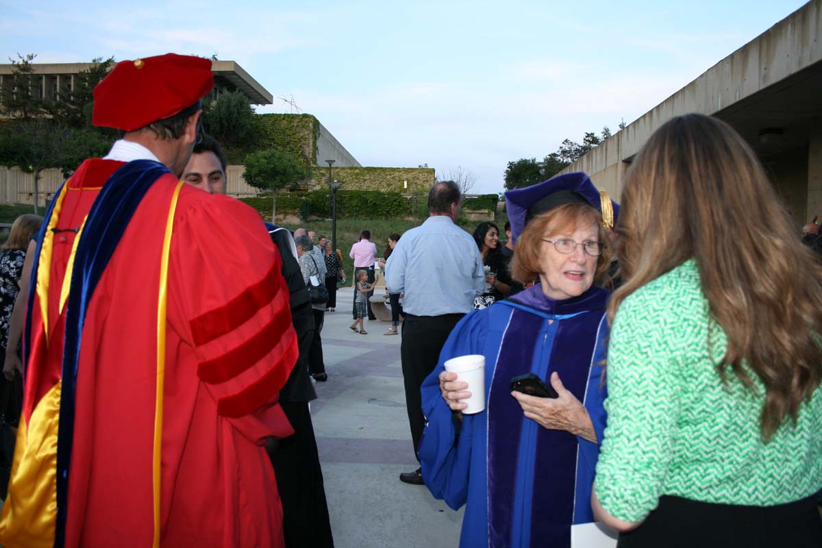 People enjoying the Scholars Convocation