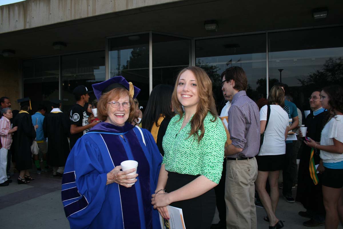 People enjoying the Scholars Convocation
