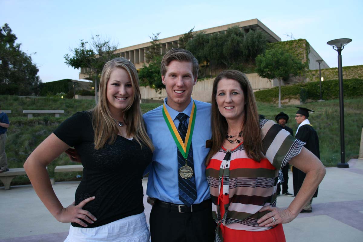 People enjoying the Scholars Convocation