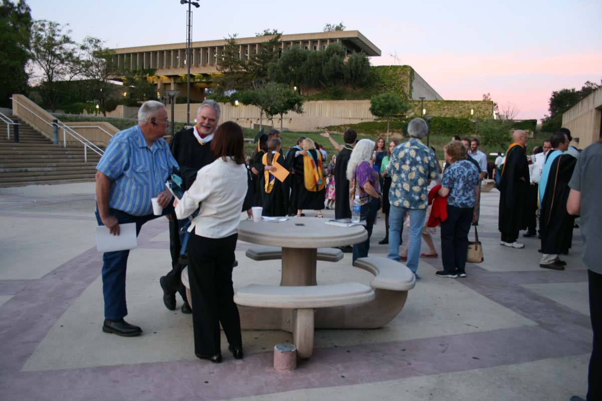 People enjoying the Scholars Convocation