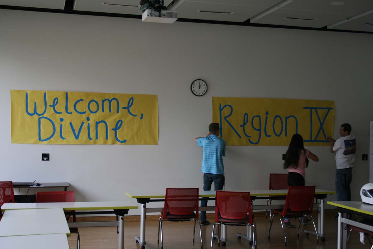 People at the Student Senate Region IX Meeting