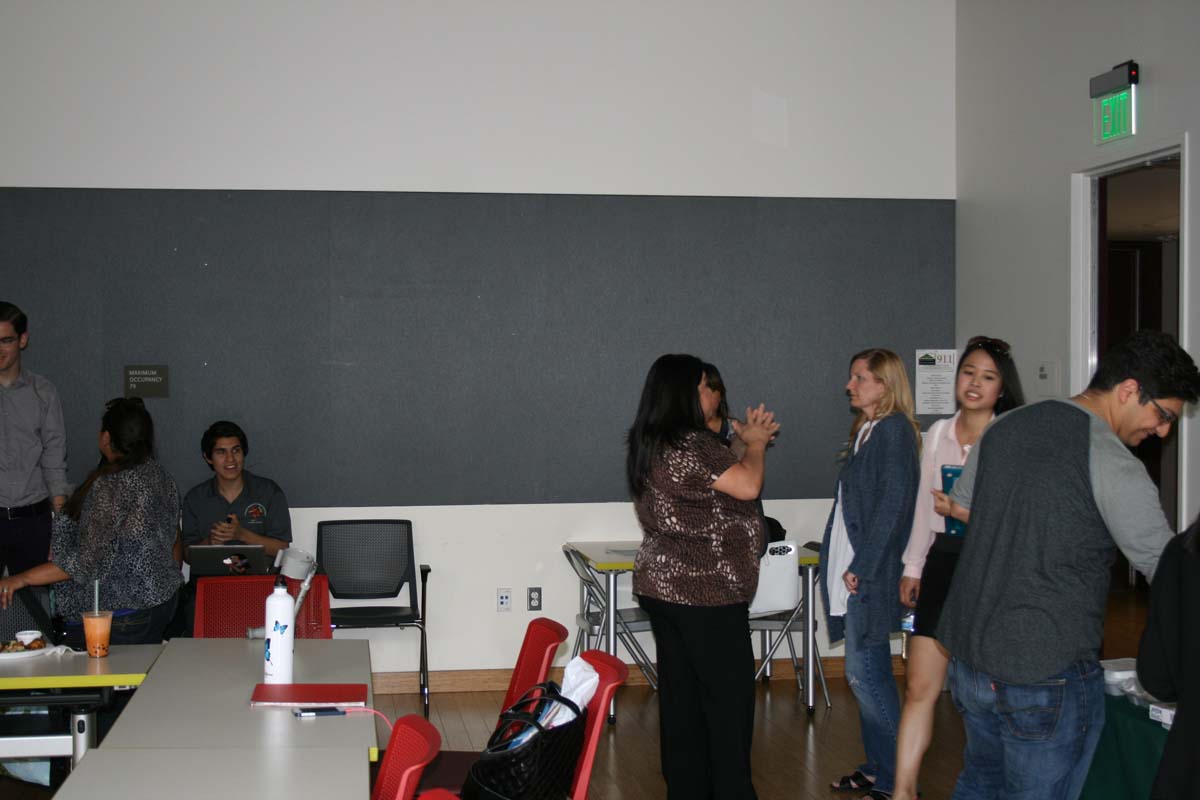 People at the Student Senate Region IX Meeting