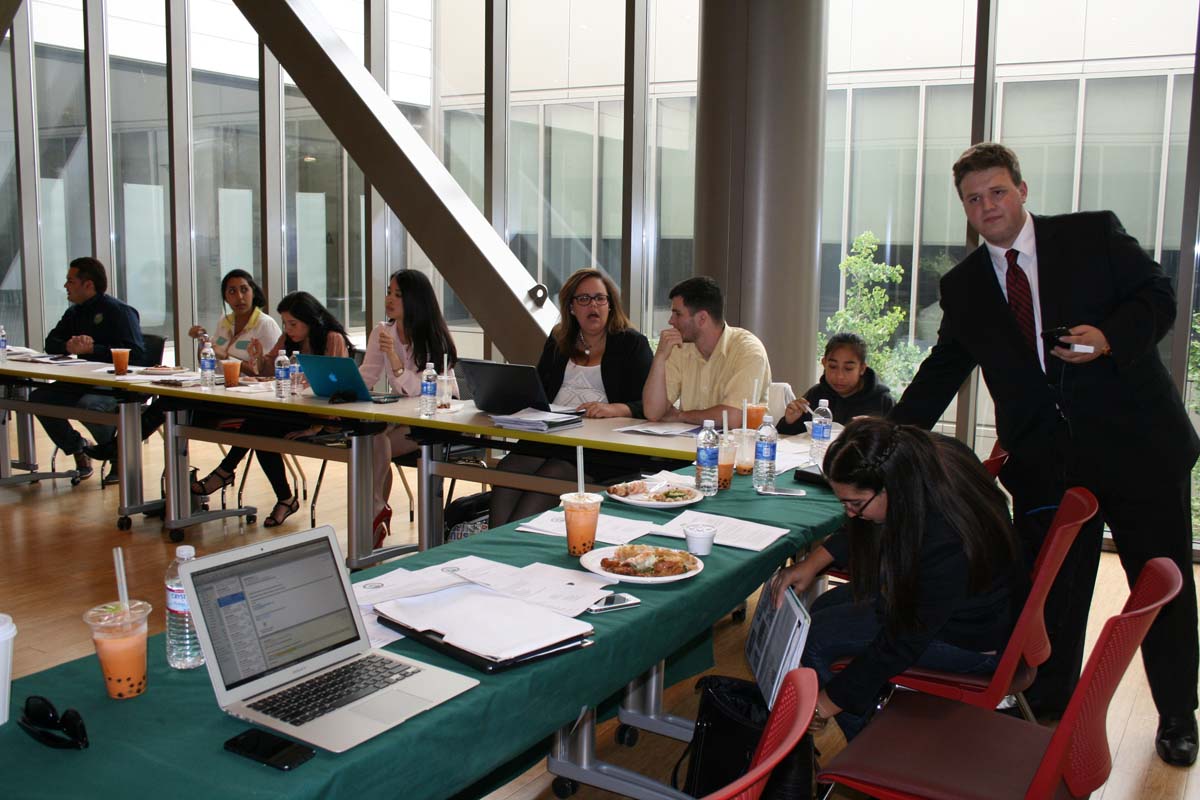 People at the Student Senate Region IX Meeting