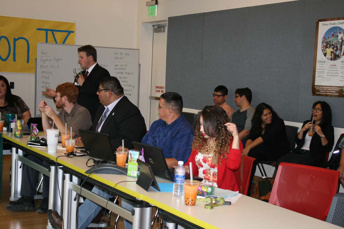 People at the Student Senate Region IX Meeting