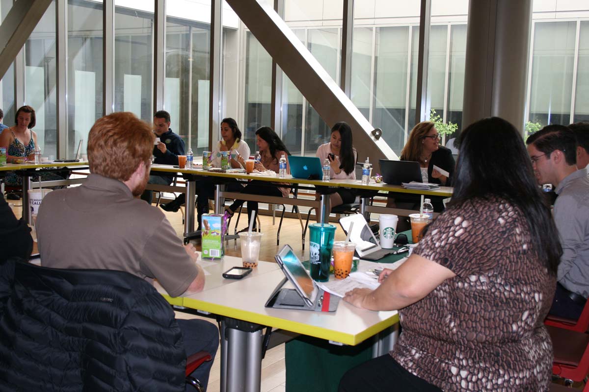 People at the Student Senate Region IX Meeting